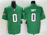 Men's Philadelphia Eagles #0  Swift Green 2023 F.U.S.E. Vapor Untouchable Stitched Jersey,baseball caps,new era cap wholesale,wholesale hats